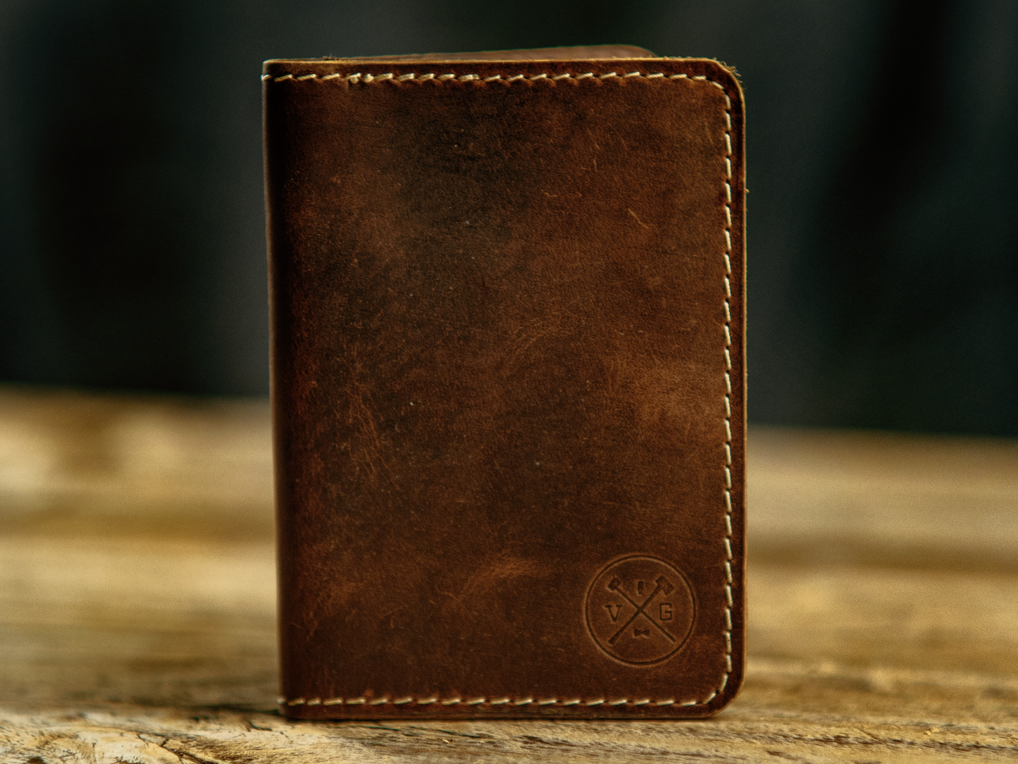 buffalo leather passport journal