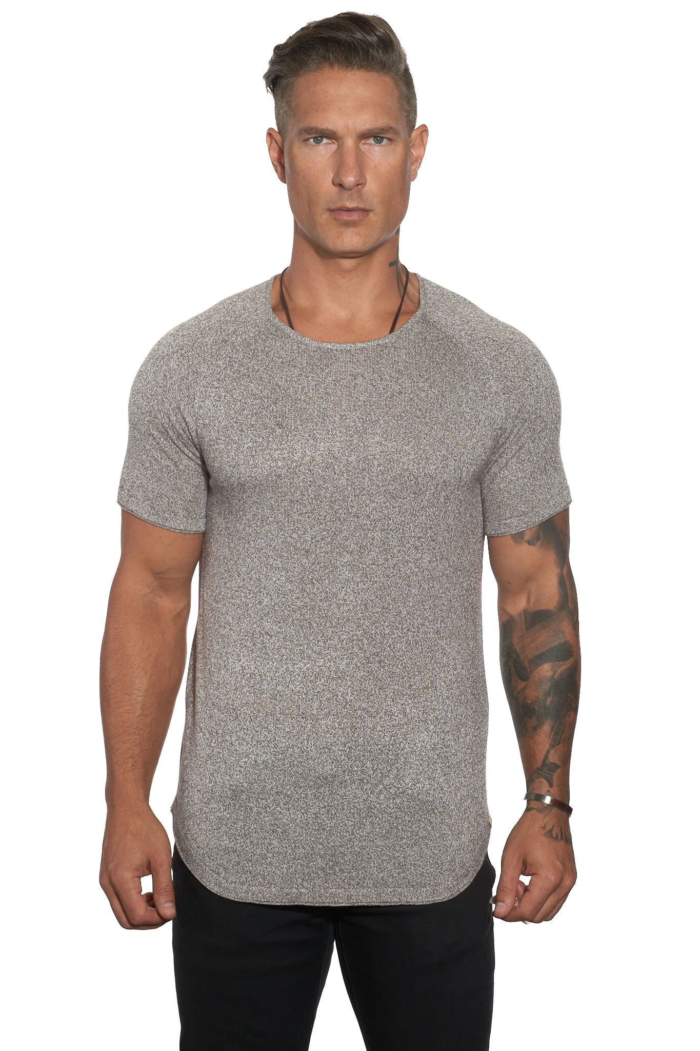 The Short Sleeve Lightweight Fitted Sweater by WESTON JON BOUCHÉR