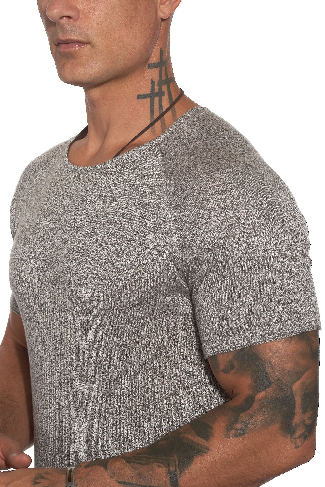 The Short Sleeve Lightweight Fitted Sweater by WESTON JON BOUCHÉR