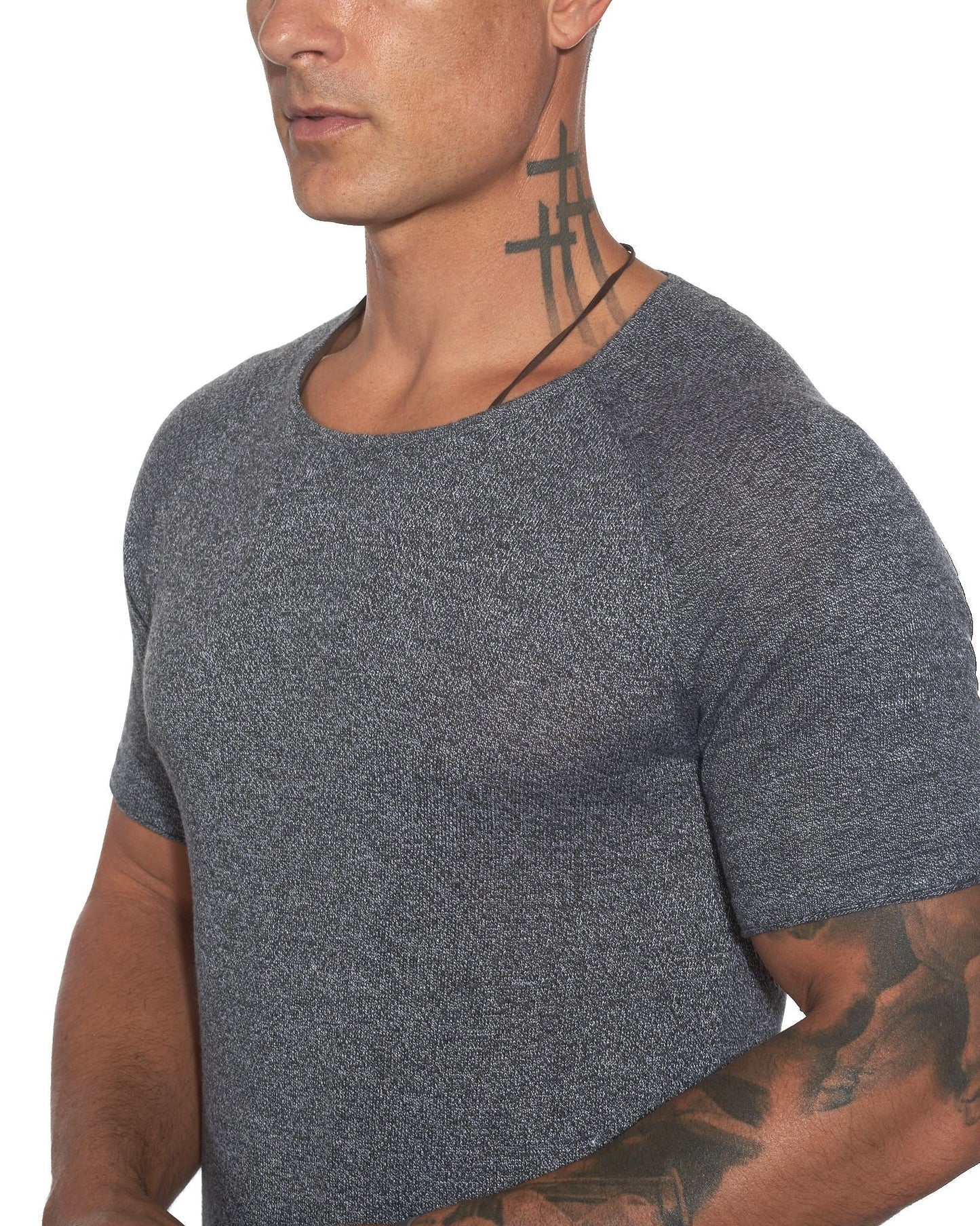 The Short Sleeve Lightweight Fitted Sweater by WESTON JON BOUCHÉR