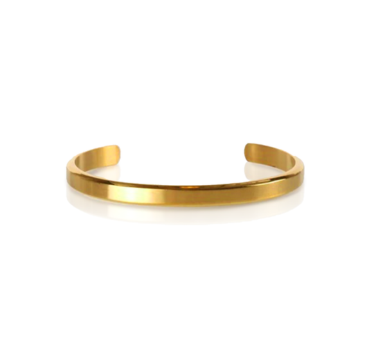 Mens Gold Cuff Bracelet