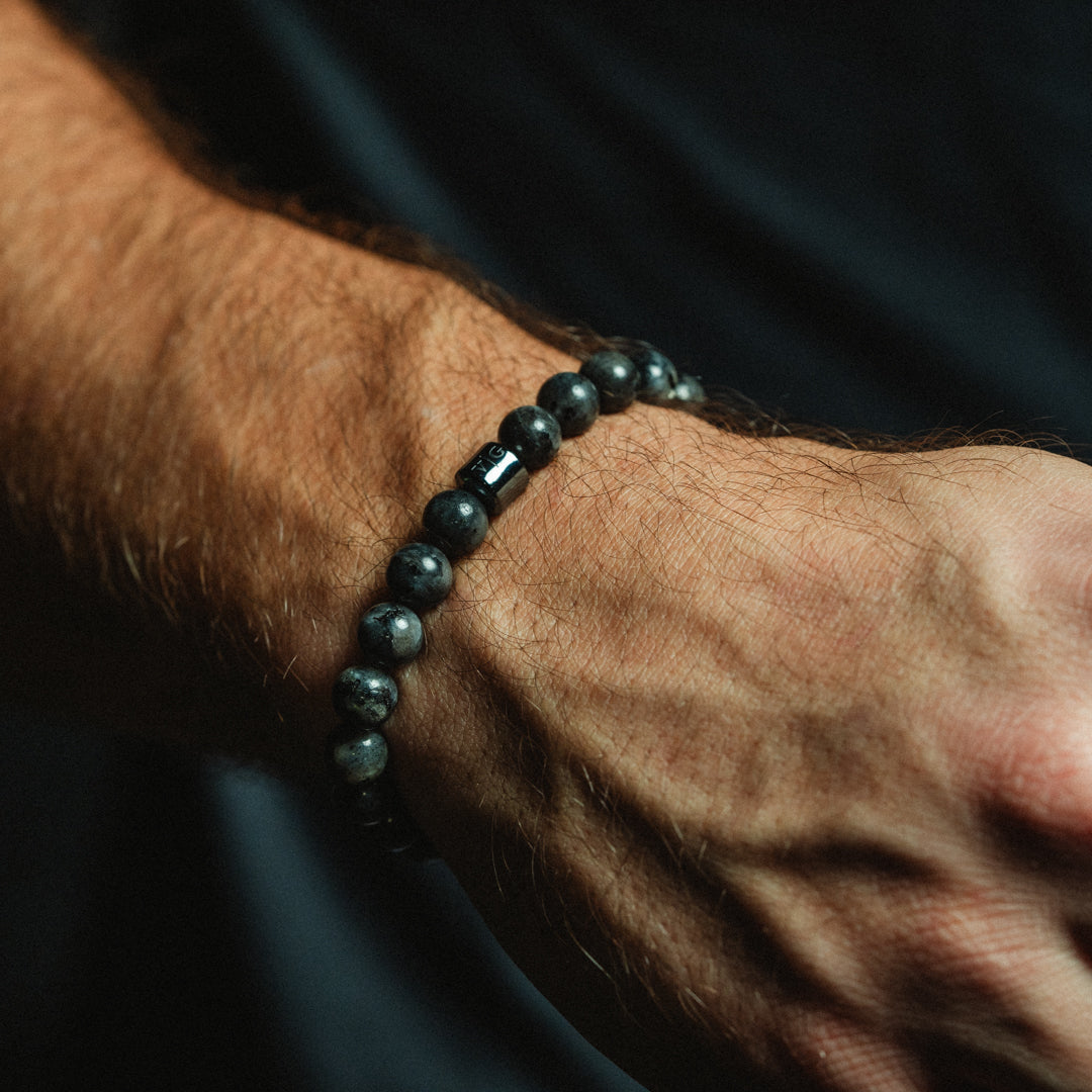 Mens natural stone bracelet 