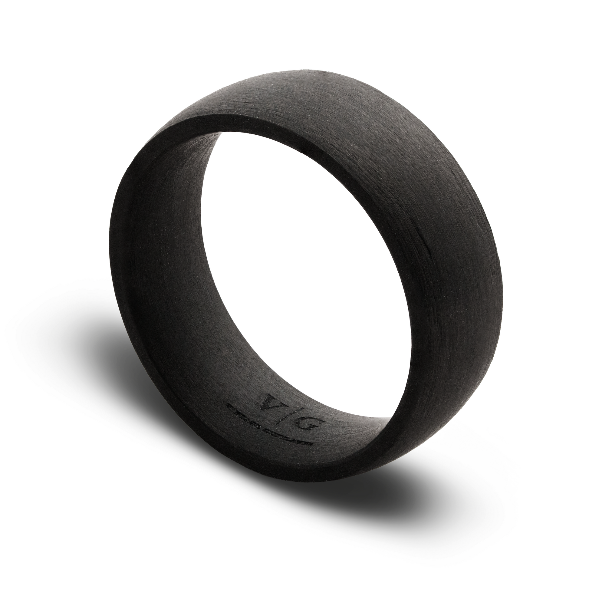 Carbon fiber wedding band