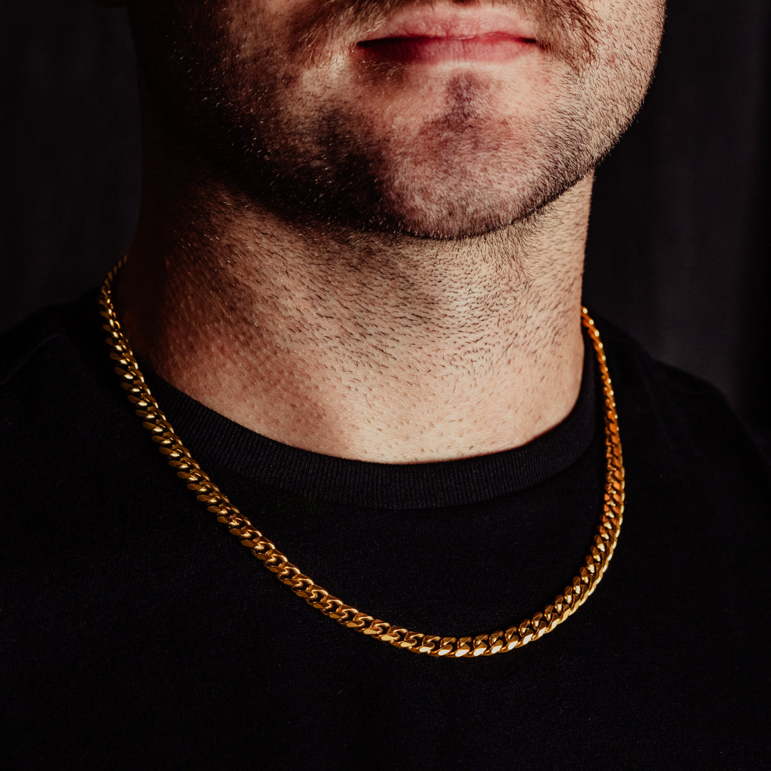 Classic Gold Cuban Link Chain - 7mm