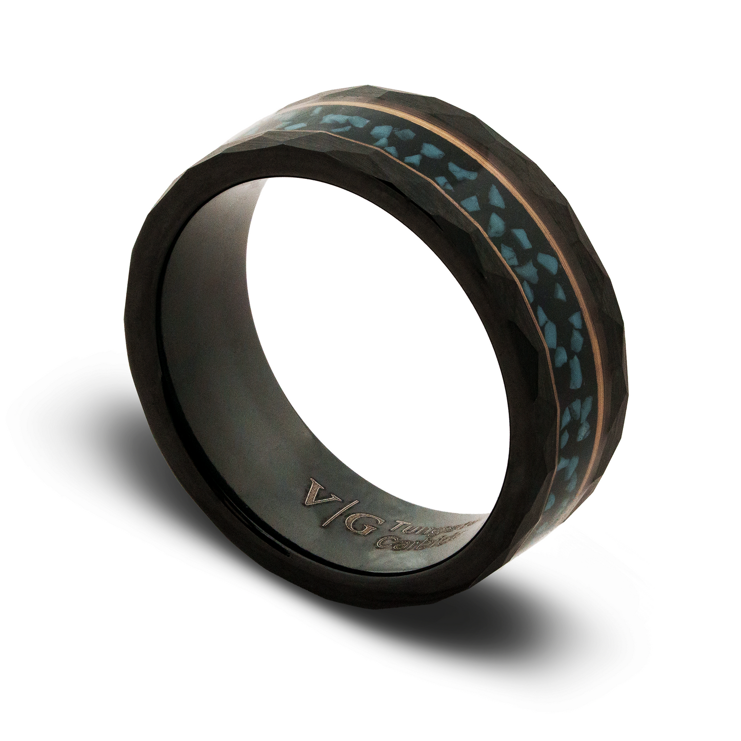 black tungsten carbide ring