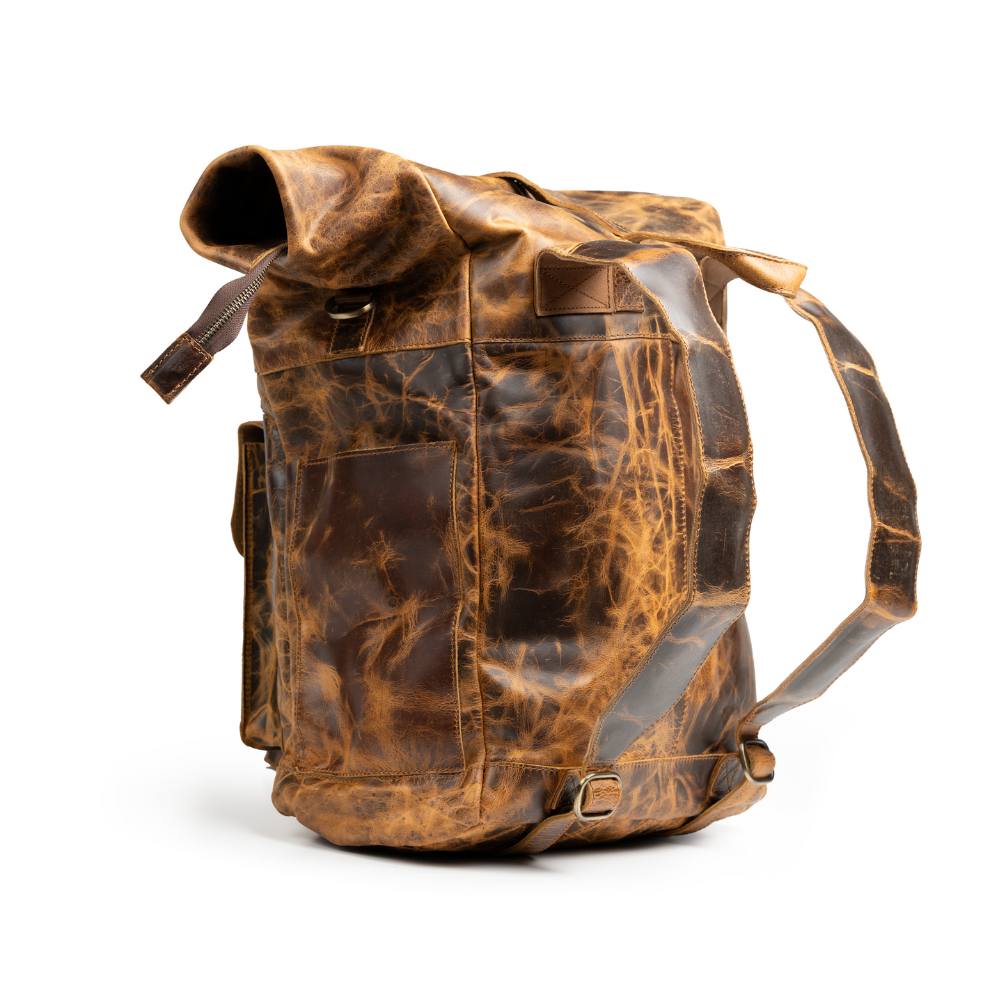 “The Roosevelt” Buffalo Leather Backpack