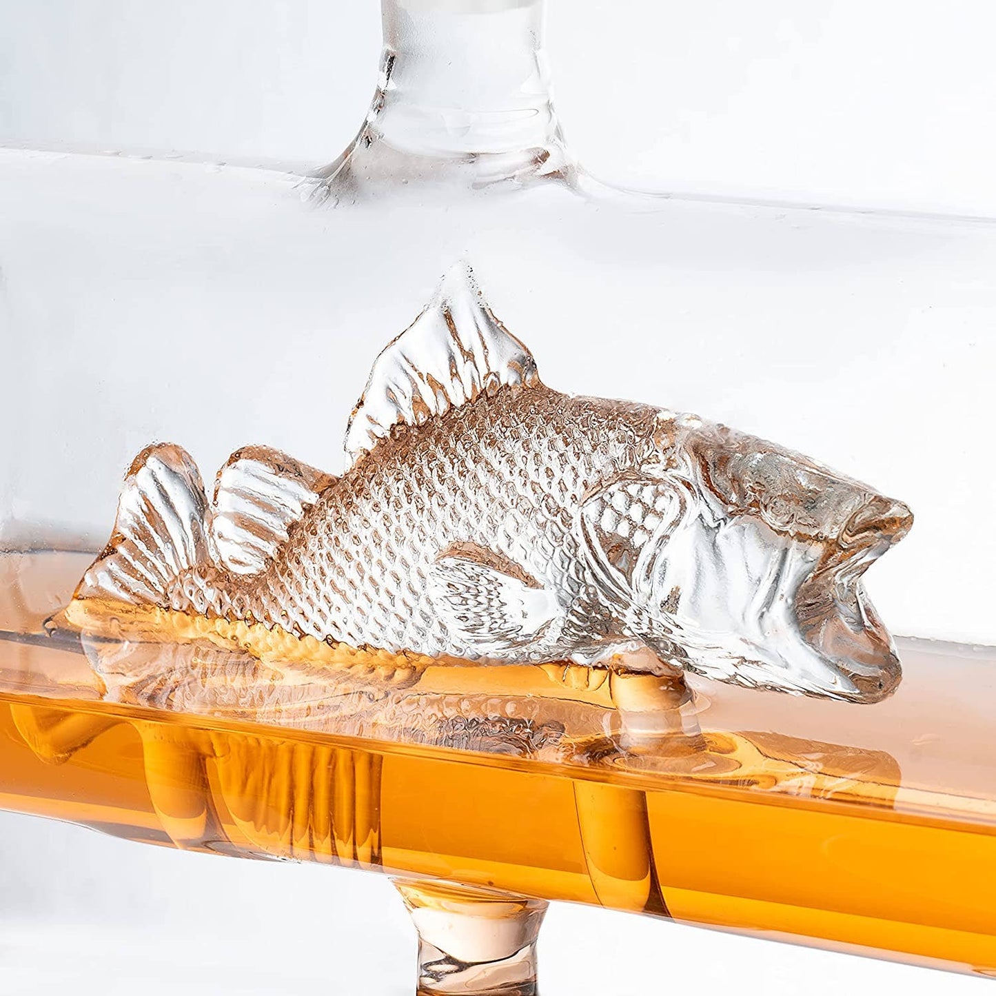 Bass Fish Wine & Whiskey Decanter Set 1100ml