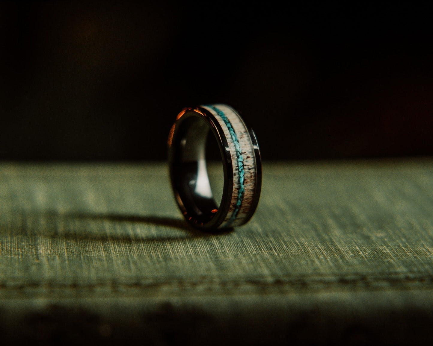 deer antler ring