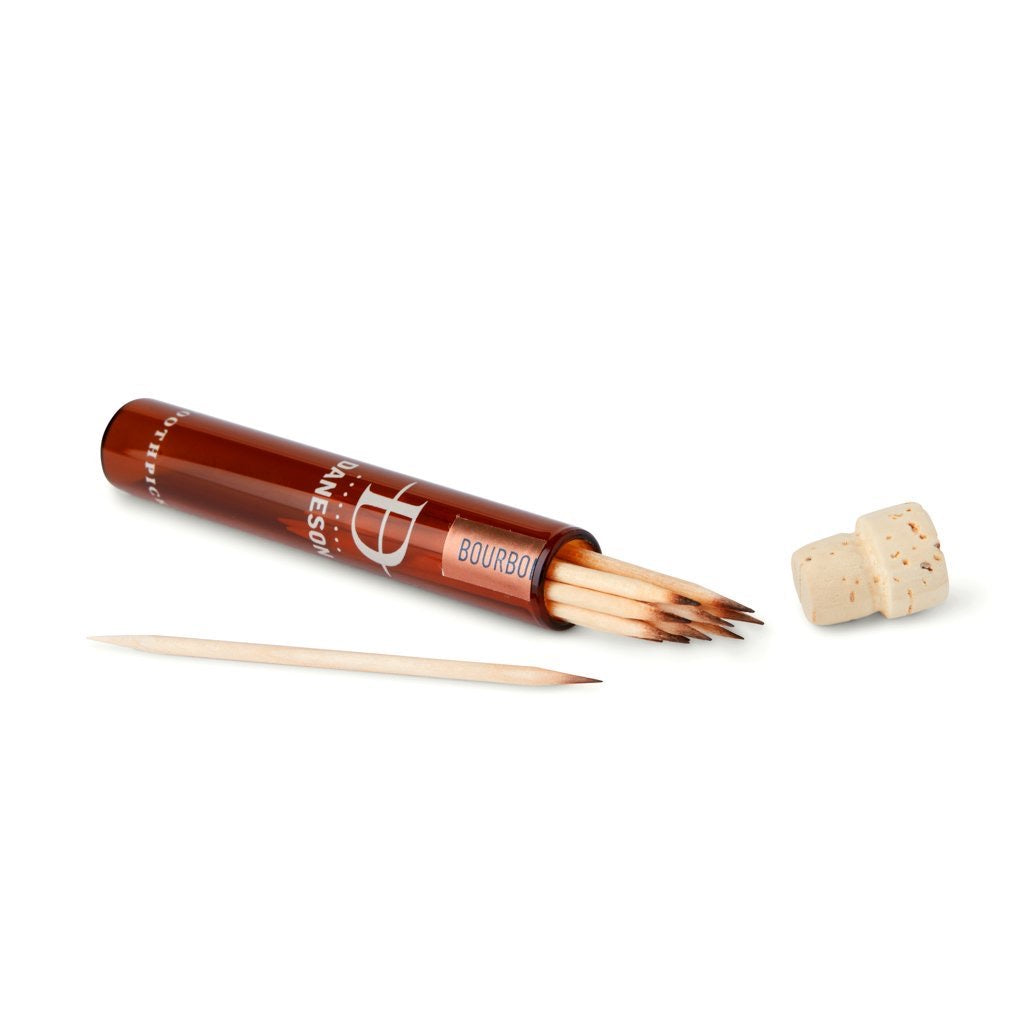 Daneson Whiskey Barrel Toothpicks - “Every Blend” 4 Pack