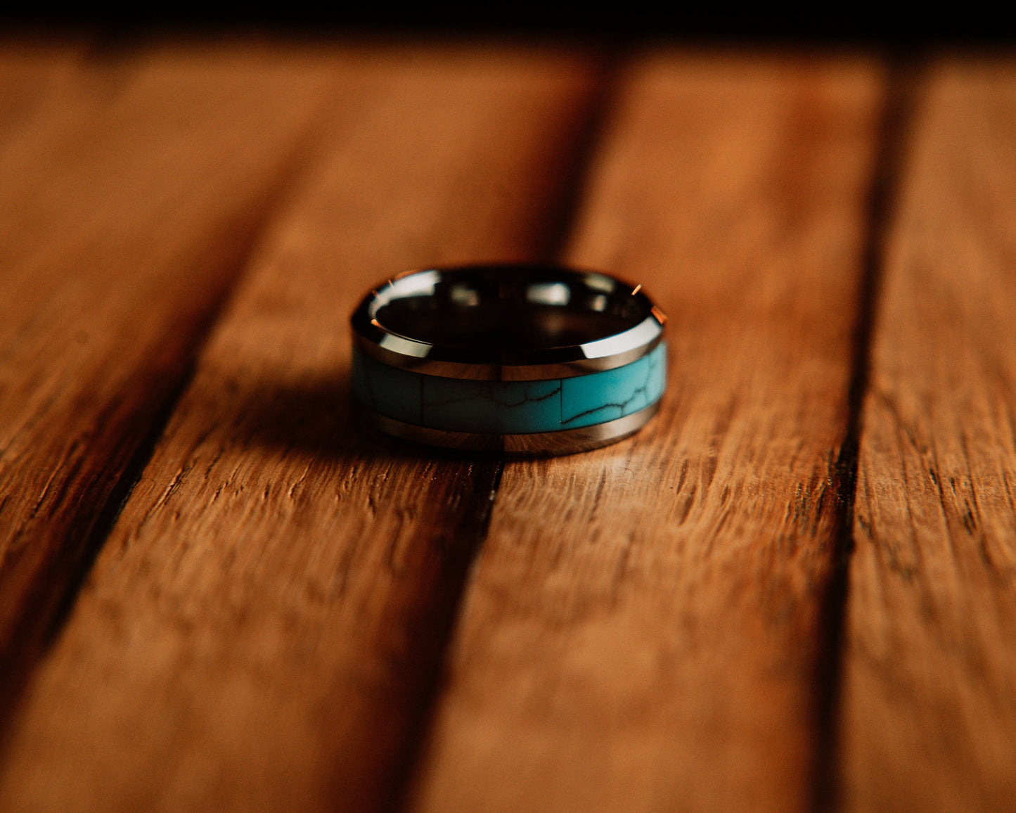 mens turquoise ring