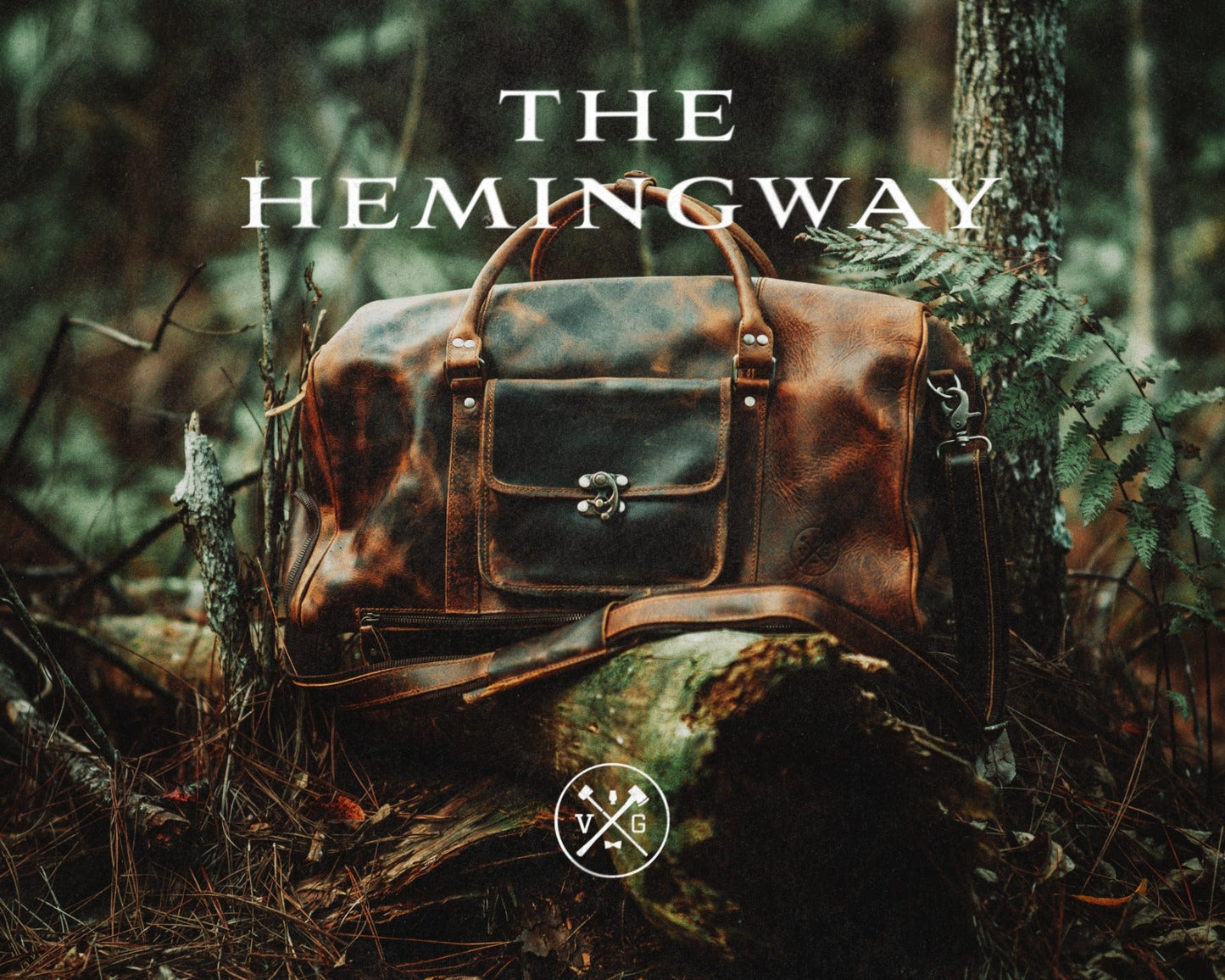 The “Hemingway” Buffalo Leather Duffle Bag