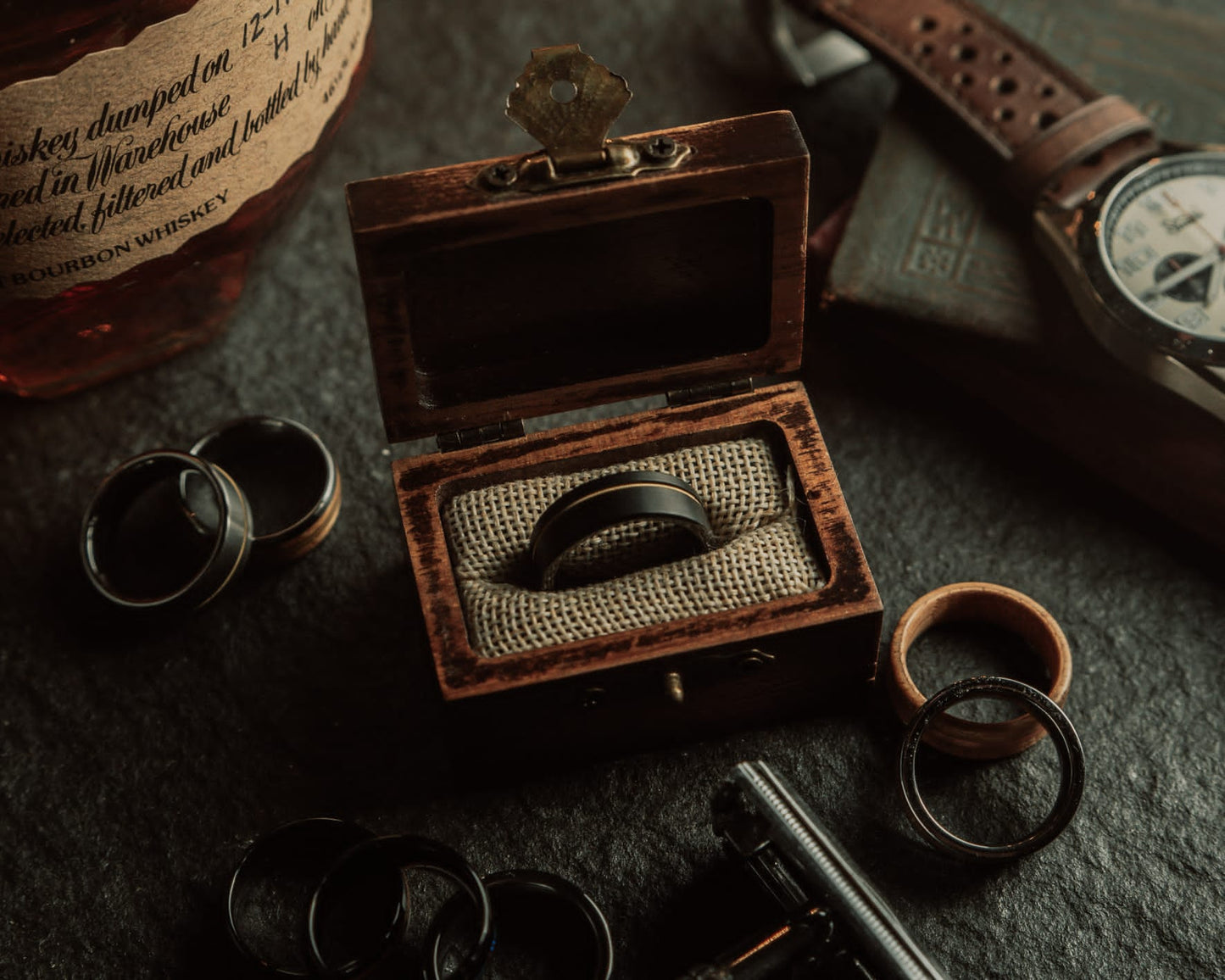 Koa Wood Ring Box