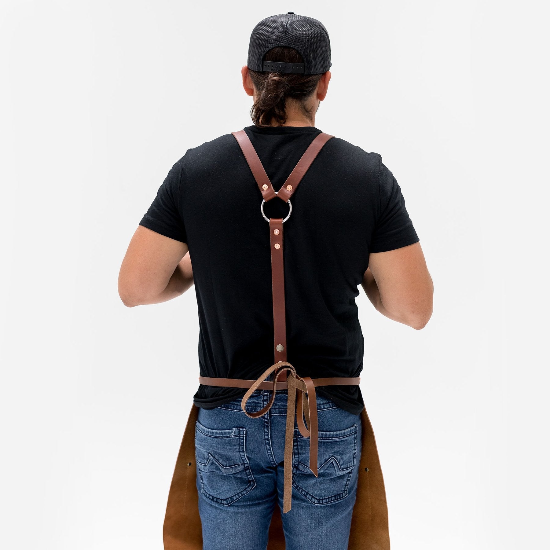 handmade leather apron